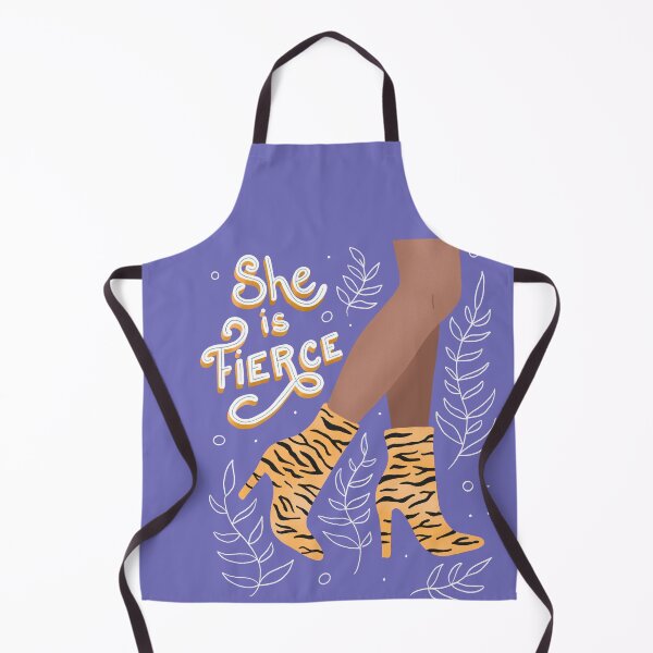 Item preview, Tiger print heels - she is fierce - badass woman boots designed and sold by Patrick Gervacio.