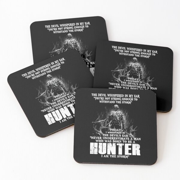 Item preview, Who Was Born To Be A Hunter Funny Hunting Hunters designed and sold by RachaelEliezer.