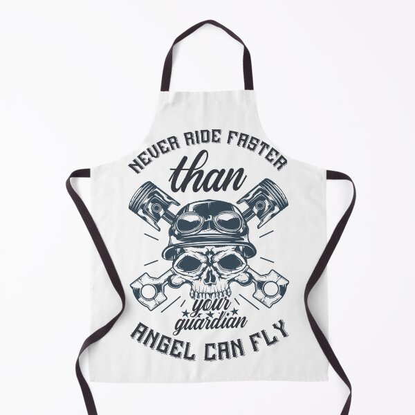 Item preview, Never ride faster than your guardian angel can fly designed and sold by kapiks.