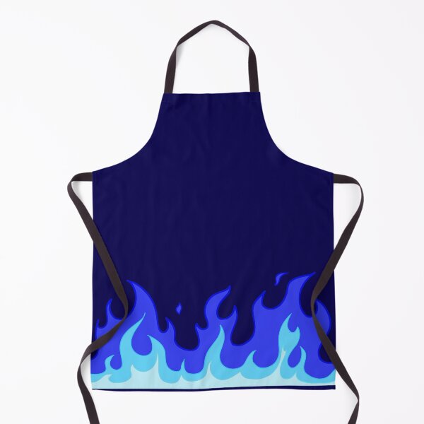 Item preview, blue flames designed and sold by Hiba Maziad.