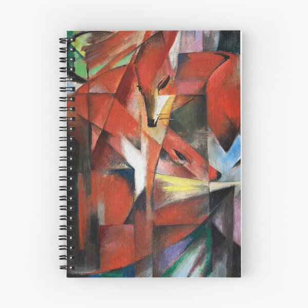 Item preview, Franz Marc's The Foxes famous painting abstract  designed and sold by CrazyCatx.