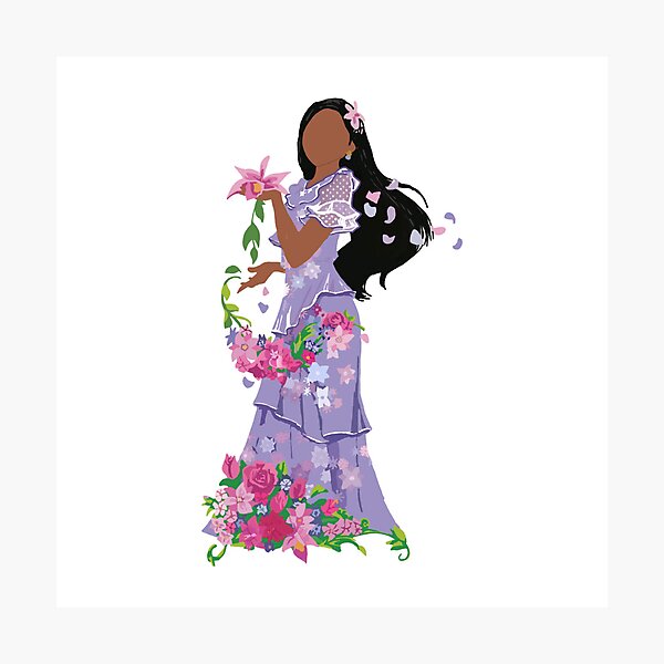 Flower girl Photographic Print