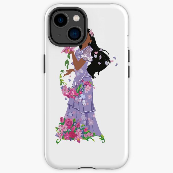 Niña de las flores Funda resistente para iPhone
