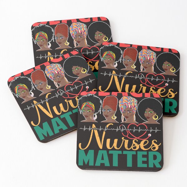 Item preview, Black Nurses Matter African Pride Afro Nurse Nursing designed and sold by Michaelmansr572.