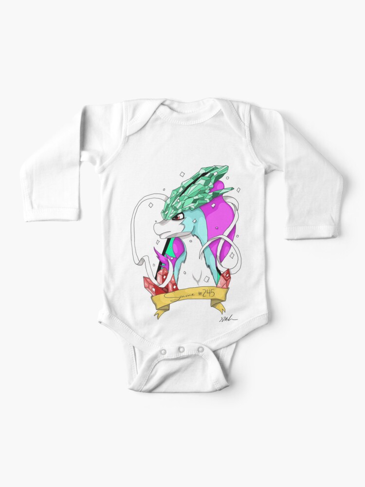 Pokedex 245 Suicune Baby One Piece By Samuelshockwave Redbubble