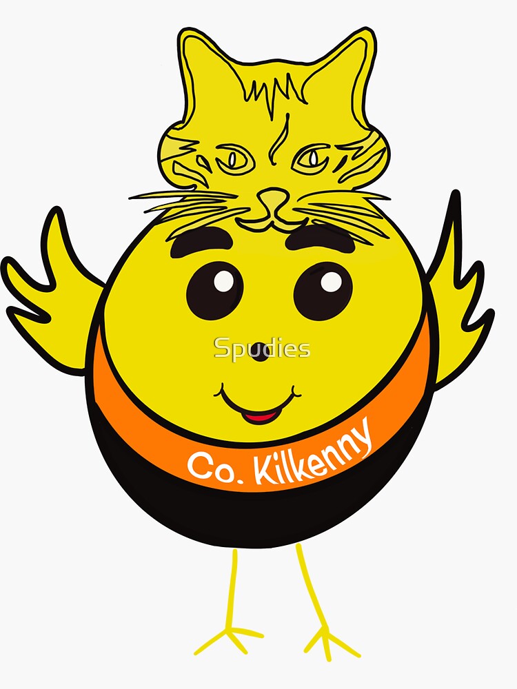 "Baby Kilkenny Spudies Celebrate Ireland Irish Gifts Mascots" Sticker