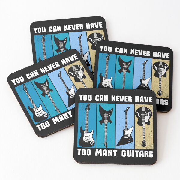 Item preview, You Can Never Have Too Many Guitars (Blue) designed and sold by bloody-L.
