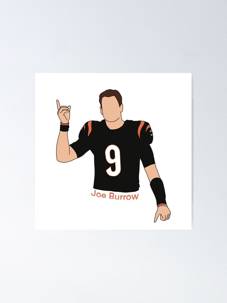 Joe Burrow Who Dey American Football Sticker for Sale by LouisUS