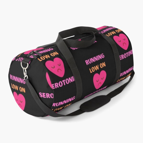 Item preview, Running Low On Serotonin Funny Sad Heart designed and sold by BhavyaBathla.