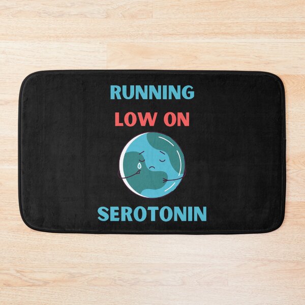Item preview, Running Low On Serotonin Funny Sad Emoji designed and sold by BhavyaBathla.