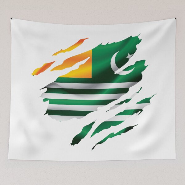 Item preview, Kashmir Ripped Flag designed and sold by RahallusNtx.