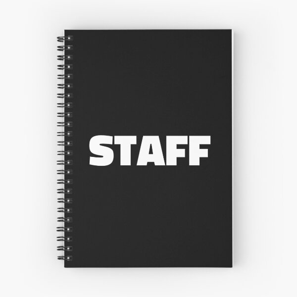 Item preview, STAFF white on Black designed and sold by LewisRichie.