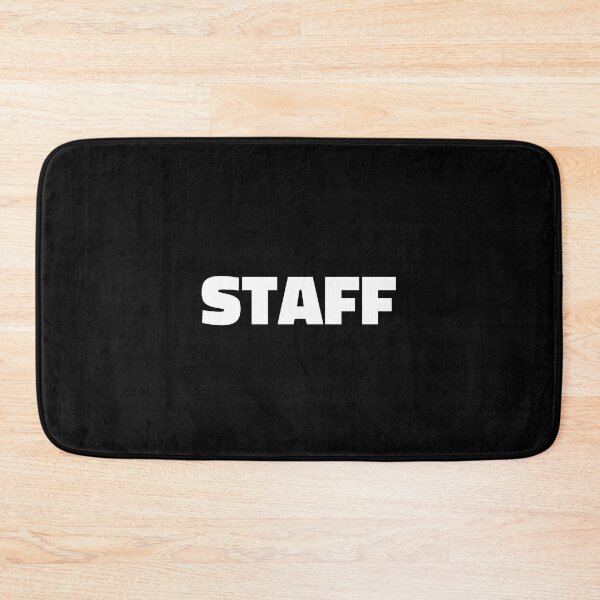 Item preview, STAFF white on Black designed and sold by LewisRichie.