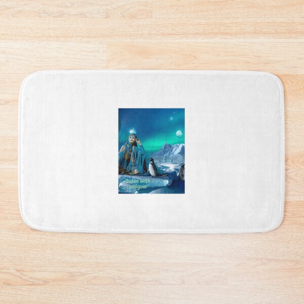 Item preview, Queen with penguin. designed and sold by pirikiti64-.