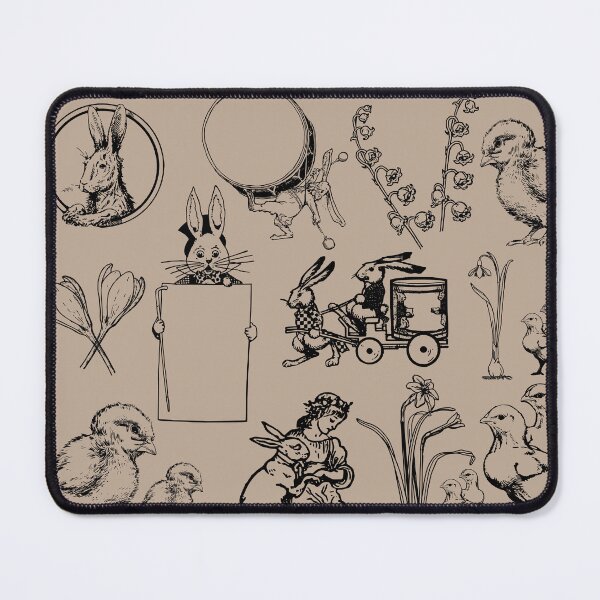 Artikelvorschau, Vintage Osterhase & Osterküken entworfen und verkauft von idovedesign.