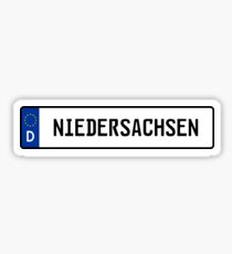 Niedersachsen Kennzeichen Sticker