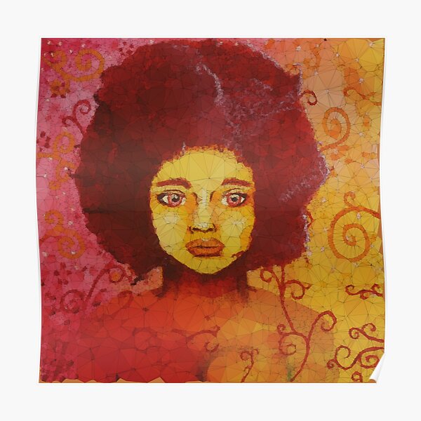 "Stainedglass woman" Poster for Sale by Snofpix Redbubble