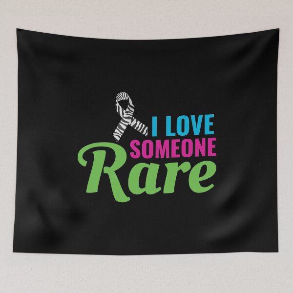 Item preview, Rare Disease Awareness Day Zebra Ribbon Fighter designed and sold by TastefulTees.