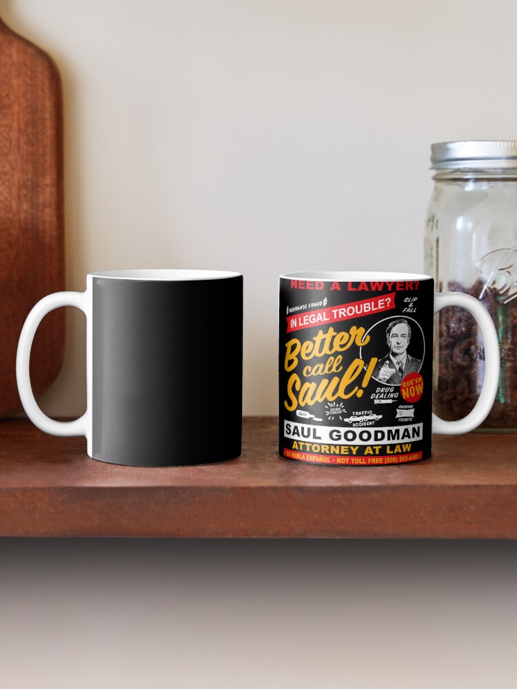 Alternate view of Need A Lawyer Then Call Saul Dks Coffee Mug