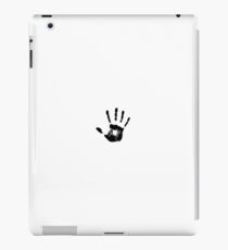 Handprint Skyrim Dark Brotherhood Black and White iPad Case/Skin