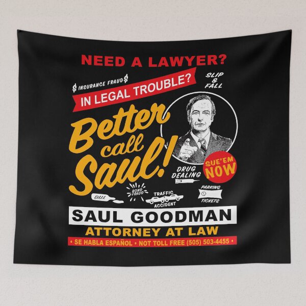 Item preview, Need A Lawyer Then Call Saul Dks designed and sold by Alema Art.