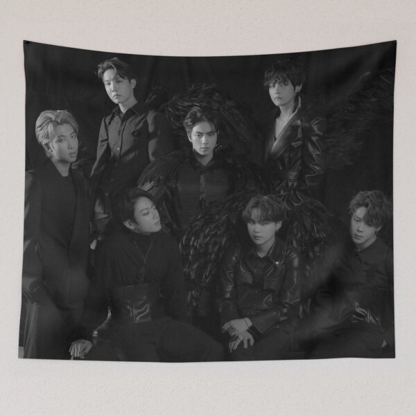 Item preview, BTS Black Swan Group Photo designed and sold by Aooms123.