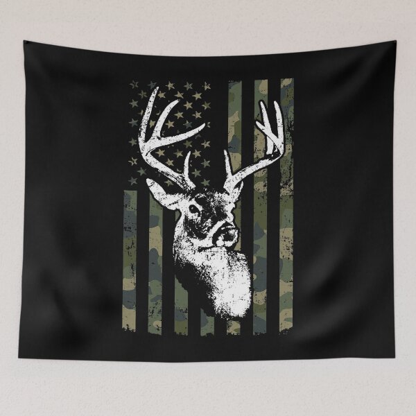 Item preview, Whitetail Buck Deer Hunting USA Camouflage designed and sold by RachaelEliezer.