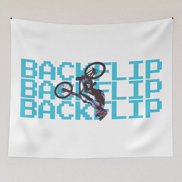 Item preview, Backflip Back flip Front Flip DH Enduro Mtb Downhill Bike illustration mountain bikes designed and sold by angelpardo.