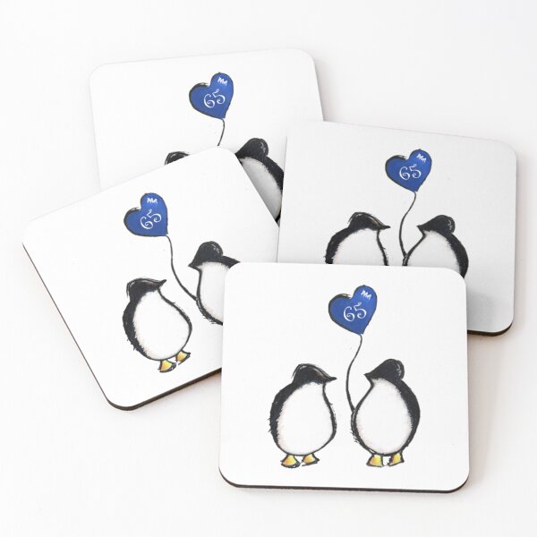 Item preview, 65th sapphire wedding anniversary penguin designed and sold by thesummerhouse.