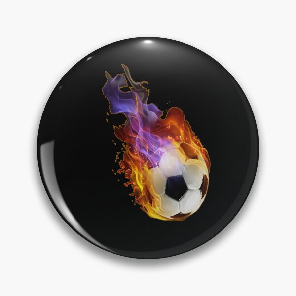 Item preview, Soccer Ball Flames designed and sold by Firetree.