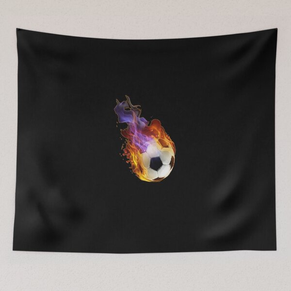 Item preview, Soccer Ball Flames designed and sold by Firetree.