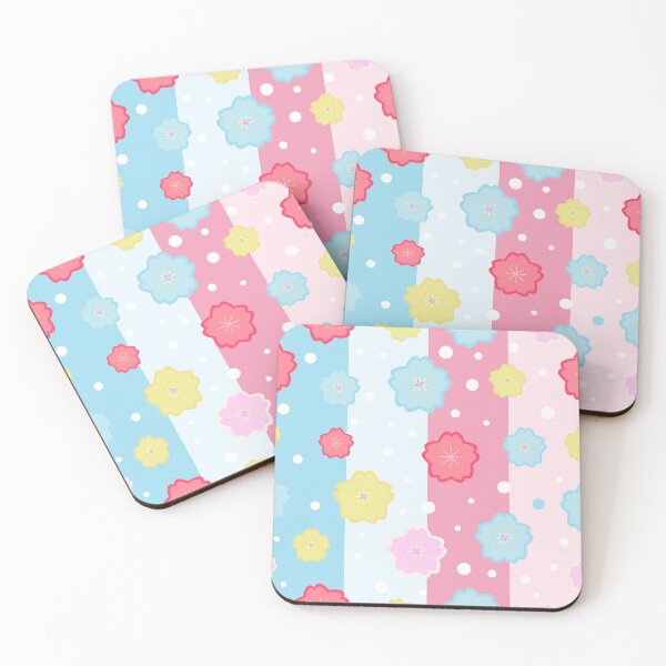Item preview, Floral pastel pattern designed and sold by NoahDea.