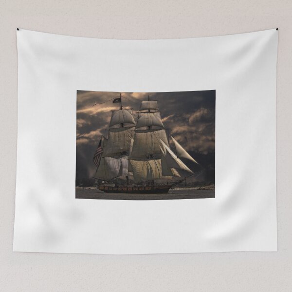 Item preview, Sailboat on the coast. designed and sold by pirikiti64-.