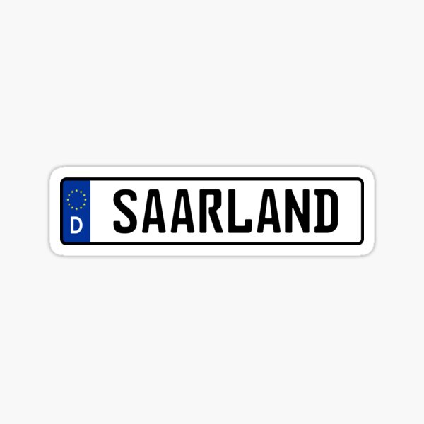 Item preview, Saarland Kennzeichen designed and sold by snxworld.