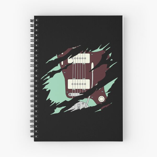 Item preview, Ripped Electric Guitar Offset Style Surf Green Color designed and sold by nightsworthy.