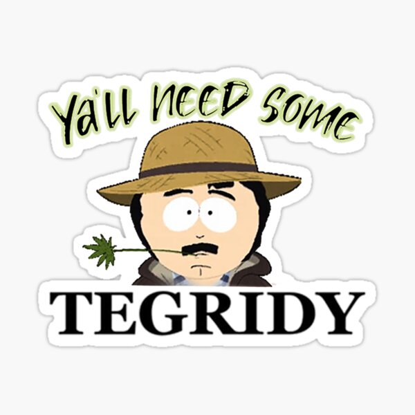 Anime South Park Stickers, Tegridy Southpark Sticker