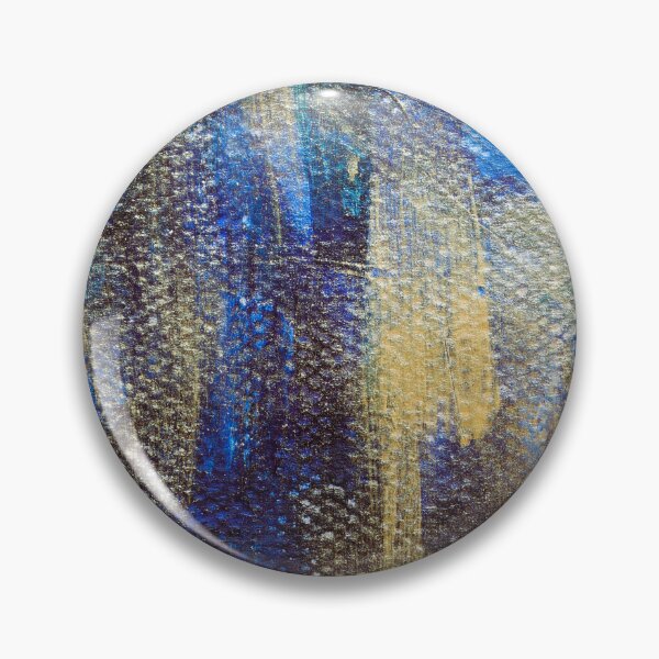 Item preview, Dark blue and golden abstract painting designed and sold by jeanyun48.