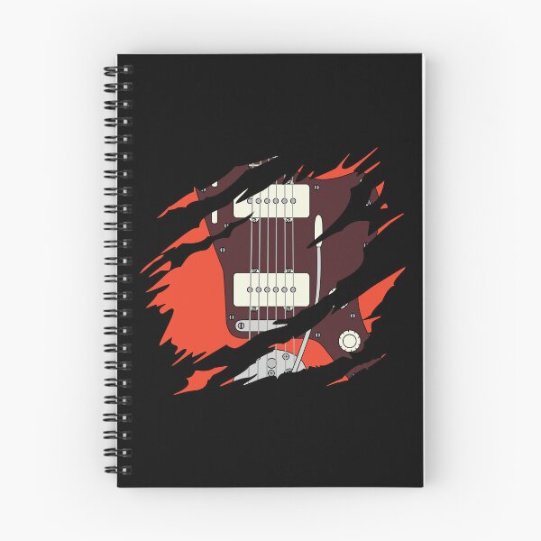 Item preview, Ripped Electric Guitar Offset Style Red Color designed and sold by nightsworthy.