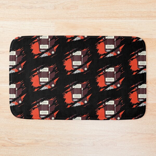 Item preview, Ripped Electric Guitar Offset Style Red Color designed and sold by nightsworthy.