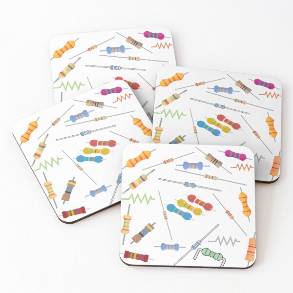 Item preview, Colorful Resistors Electronics components designed and sold by EngineersArt.