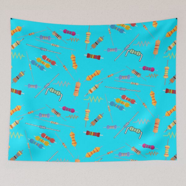 Item preview, Colorful Resistors Electronics components designed and sold by EngineersArt.