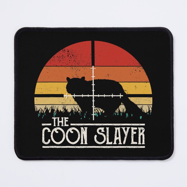 Item preview, The Coon Slayer Vintage Sunset Retro Style Hunting Coon designed and sold by RachaelEliezer.