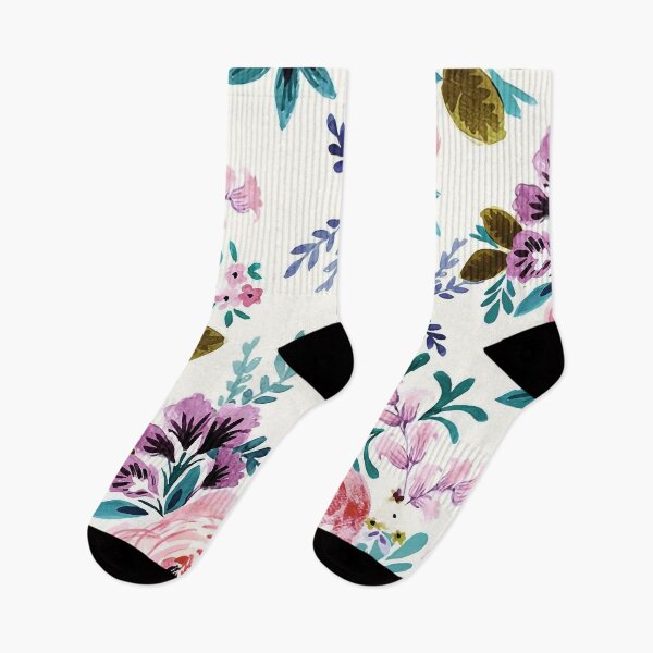 Item preview, Elegant Watercolor Flowers Pattern designed and sold by BenSmithz.