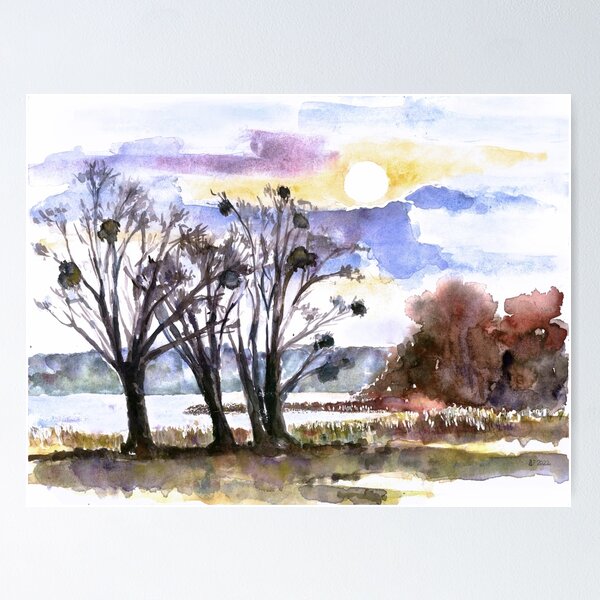 Item preview, winter at the lake designed and sold by Barbara Pommerenke.