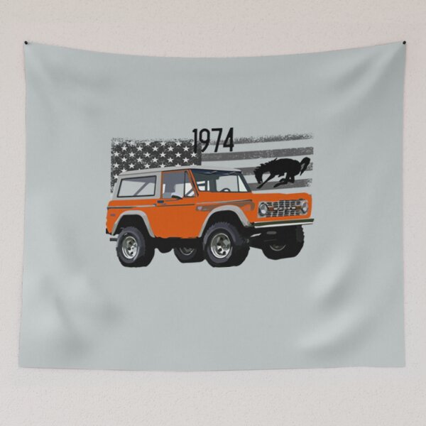 Item preview, Bronco 1974 Orange racing designed and sold by AbigailBriggs.