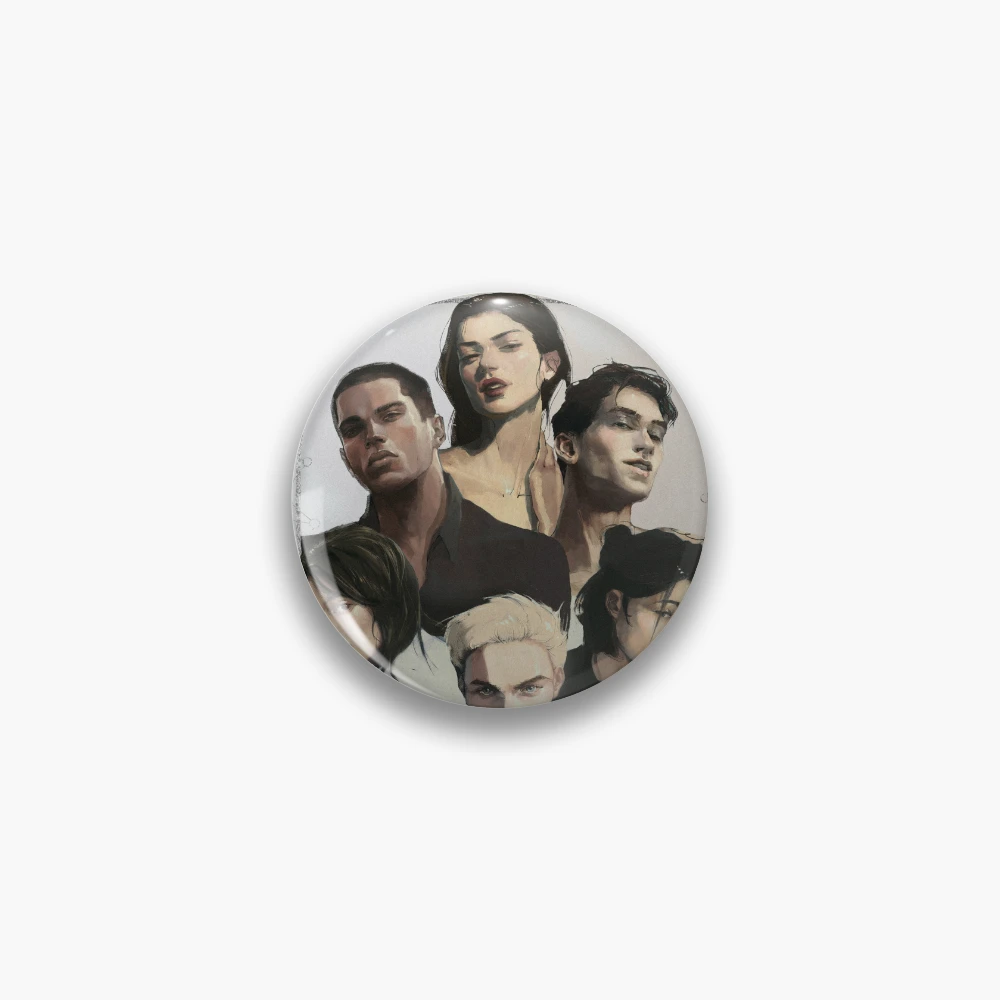 The Atlas Six Characters Pin | Redbubble