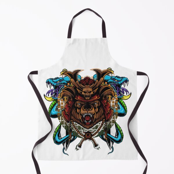 Item preview, A samurai bear with a snake wrapped around a sword designed and sold by Scopestor.
