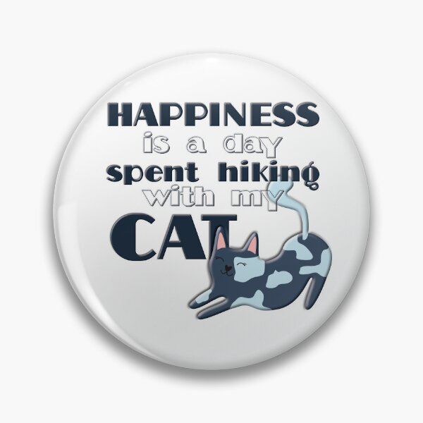 Item preview, Happiness is a Day Spent Hiking with my Cat designed and sold by SuzyTurner.
