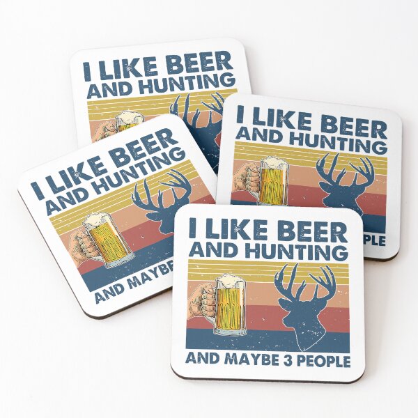 Item preview, I Like Beer And Hunting And Maybe 3 People Hunting Vintage designed and sold by RachaelEliezer.
