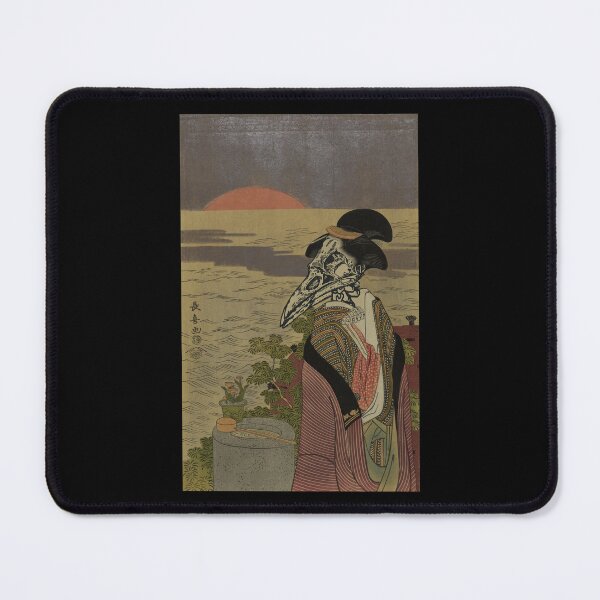 Item preview, Japanese Bird Demon Yokai Woman Sunrise 773 designed and sold by TheAplus.